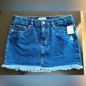 Free People denim skirt